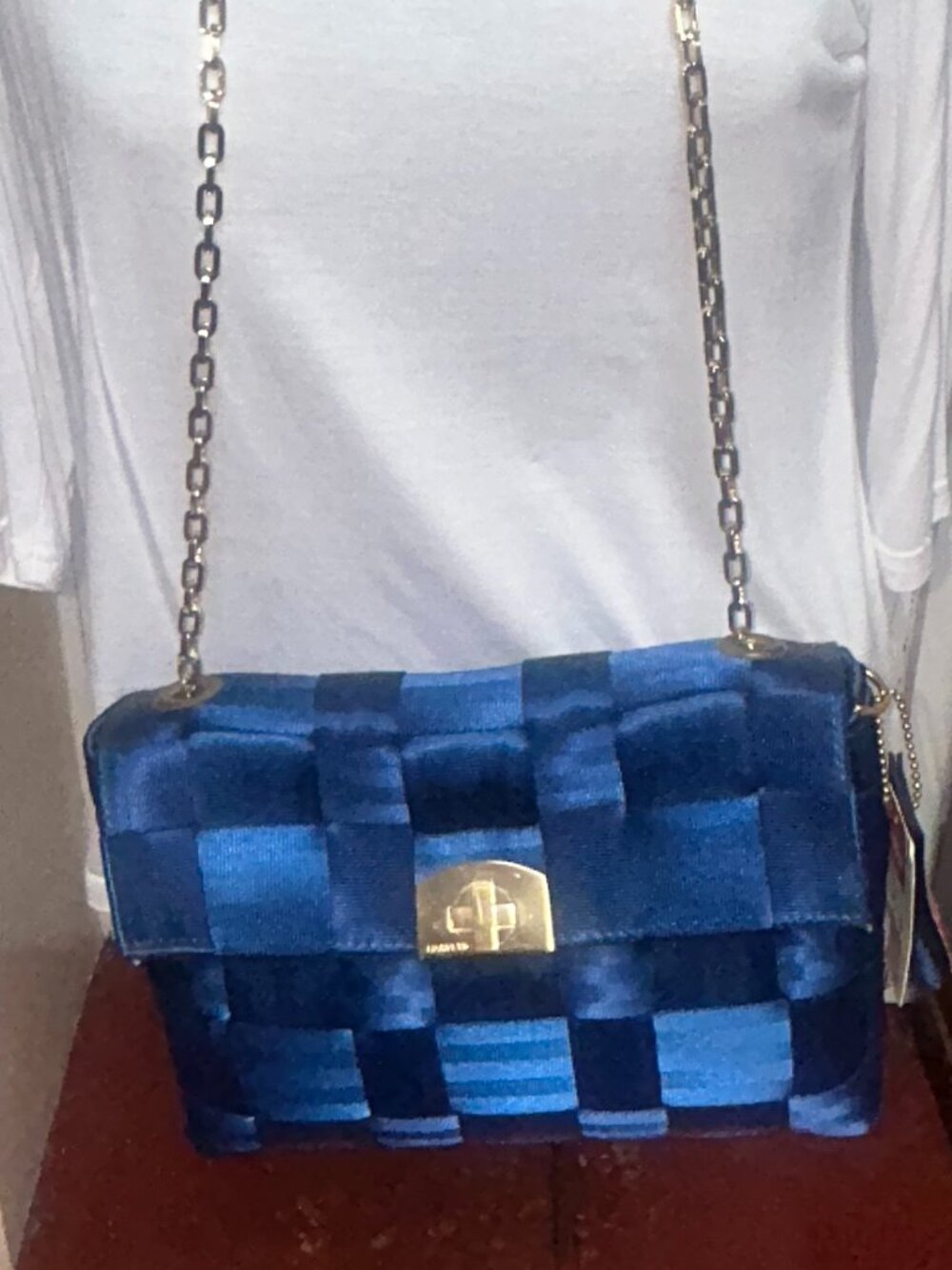 Harveys Seatbelt Tote Indigo Crossbody